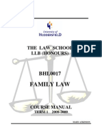 0809 Family Law