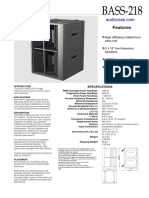 Das Bass 218 Manual Especificaciones Tecnicas