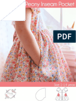 Peony Patterns Inseam Pocket Print at Home