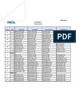 HCL Payroll Calendar 2022