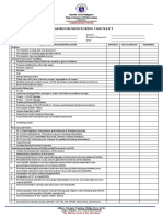 Classroom Monitoring Checklist