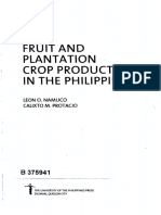 Fruit and Plantation Crop Production in The Philippines: Leon O. Namuco Calixto M. Protacio