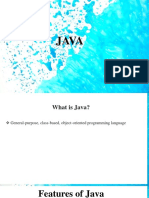 Oops Using Java