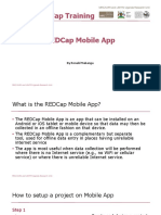 REDCap Training 2019 - REDCap Mobile App Training