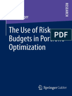 Albina Unger (Auth.) - The Use of Risk Budgets in Portfolio Optimization-Gabler Verlag (2015)