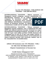 2022 139 Taxmann Com 145 Mumbai Trib 2022 195 ITD 652 Mumbai Trib 06 06 2022