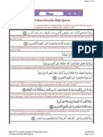 25 Duas From The Holy Quran