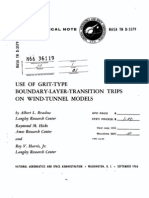 TN-D-3579 Use of Grit Type Boundary Layer Transition Trips On Wind Tunnel Models NASA