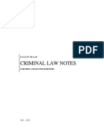 Criminal Law NOTES