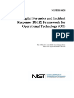 NIST - Digital Forensics and Incident Response (DFIR) Framework For Operational Technology (OT)