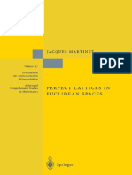 Martinet Perfect Lattices in Euclidean Spaces