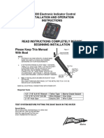 EIC5000 Electronic Indicator Control Installation and Operation Instructions