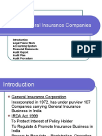 Audit of General Insurance Companies