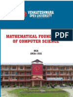 BCA 103 - Mathematical Foundation of Computer SC - BCA