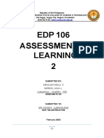 Learning Targets For Performance and Product-Oriented Assessment