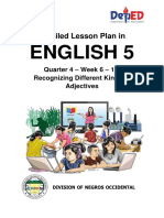 Detailed Lesson Plan in English V - Quarter 4 - Week 6 - 10