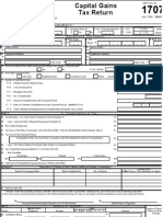 Capital Gains Tax Return