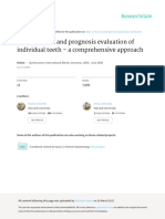 2009 Samet Classification Prognosis Evaluation Individual Teeth Comprehensive Approach