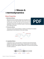 HSC Physics Module 3: Waves & Thermodynamics