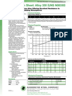 Alloy 330 Spec Sheet