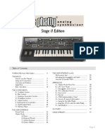 Moog Little Phatty Stage II - Manual