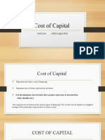 Cost of Capital