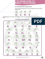 Auslan Online Fingerspelling Chart