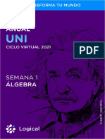 Algebra Anual - Uni Sem01 Teoría de Exponentes