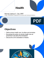 01 Primary Health Care