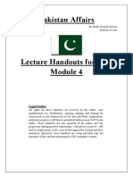 Pakistan Affairs Module 4 by Malik Huzaifa