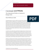 Pathways and Pitfalls: The International Politics of Lebanon's Energy Crisis