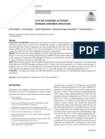 Pelvic Floor Rehabilitation in The Treatment of Women With Dyspareunia: A Randomized Controlled Clinical Trial