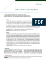 Evaluation of Different Starch Binders On Physical Quality of Fish Feed Pellets