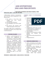 Hypotonic and Hypertonic Contractions and Precipitate Labour