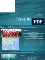 Bali - Travel Itinerary