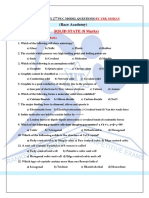 Yrk Mohan 2ND Puc Chemistry 2023 Model Questions