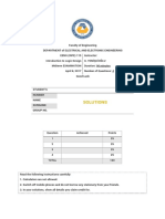 Midterm Exam Solutions - Spring 2017