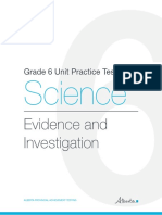 Edc Practice Test Science 6 Evidence Book