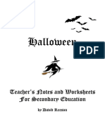 Halloween Secondary Worksheets