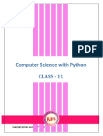 Computer Science With Python Class 11