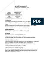 Rules of The Basketball Tournament Final Edit