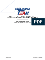 SEL T SEL-5045 Software: AC Erator Eam®