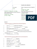 Present Tenses and Articles Lesson - Pre-Intermediate