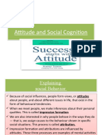 Attitude and Social Cognition