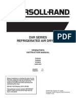 DXR Series Refrigerated Air Dryers: Operator'S Instruction Manual