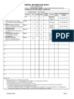 General Information Sheet