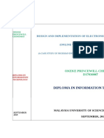 Design and Implementation of Electronic Voting System (Online Web Based)