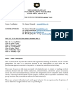 Atp 104 Trial Advocacy Course Outline 2023-2024