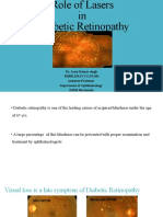 Role of Lasers in Diabetic Retinopathy