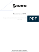 Daa Lab Manual 2018